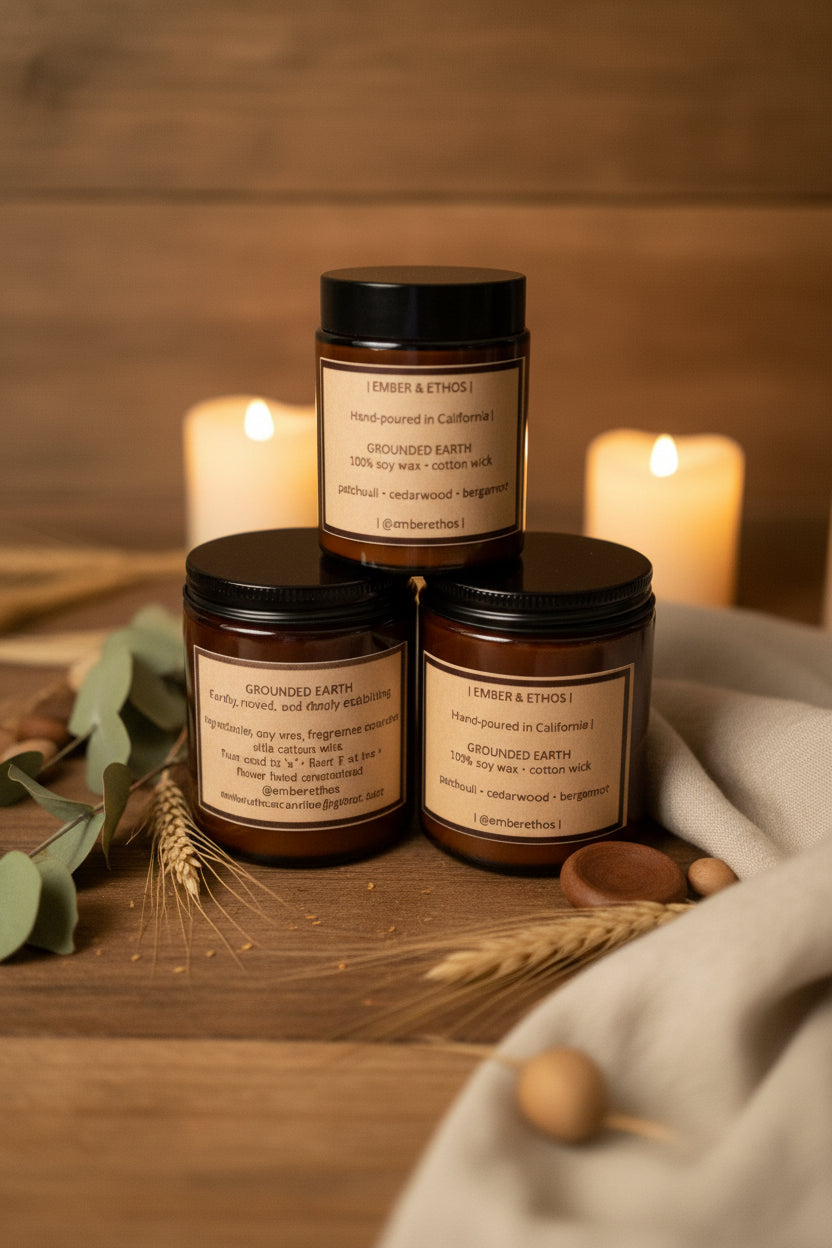 Grounded Earth Candle